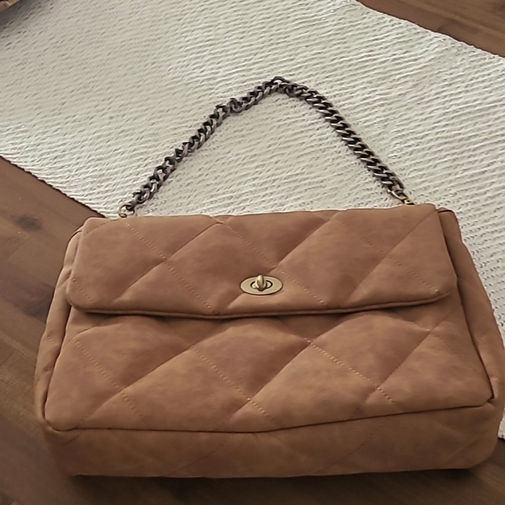 Suedelike handbag